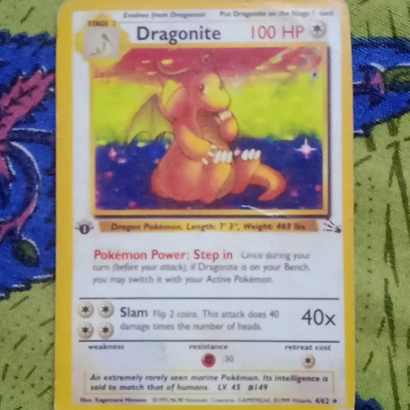 Pokemon Other - Pokemon Card  dragonite first edition